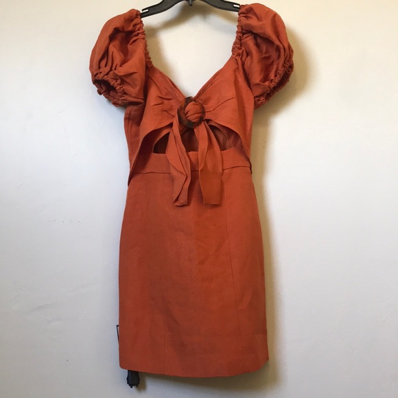 Significant Other•Solace Tie Bodice Linen Dress - Picture 10 of 12